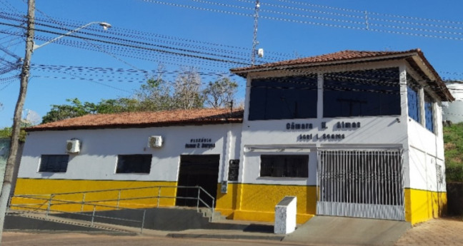 Sede da Câmara Municipal de Almas - Foto: Reprodução Redes Sociais
