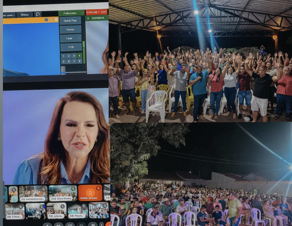 “Super live” de Dorinha mostra poder de mobilização dos líderes nas bases e engajamento com público expressivo ao mesmo tempo “Super live” de Dorinha mostra poder de mobilização dos líderes nas bases e engajamento com público expressivo ao mesmo tempo