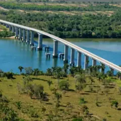 Ponte Prefeito Le&ocirc;ncio Miranda, em Pedro Afonso - Foto: Divulga&ccedil;&atilde;o.

