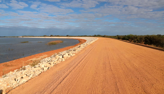 Revitalização garante maior segurança operacional do Projeto Rio Formoso e assegura o abastecimento de cerca de 28 mil hectares irrigáveis - Foto: Aldemar Ribeiro/Governo do Tocantins 