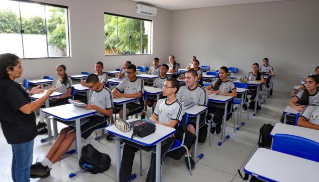 Na rede estadual de ensino, o retorno contempla 122.049 estudantes matriculados nas escolas estaduais distribuídas por todas as regiões do Tocantins - Foto: Márcio Vieira/Governo do Tocantins