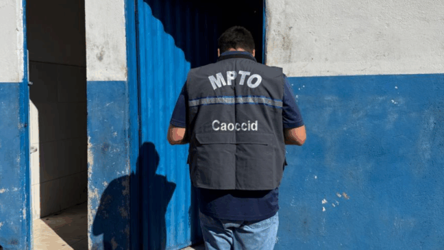 MPTO e Adapec realizaram, em maio, vistoria no frigorífico - Foto: Divulgação/MPTO