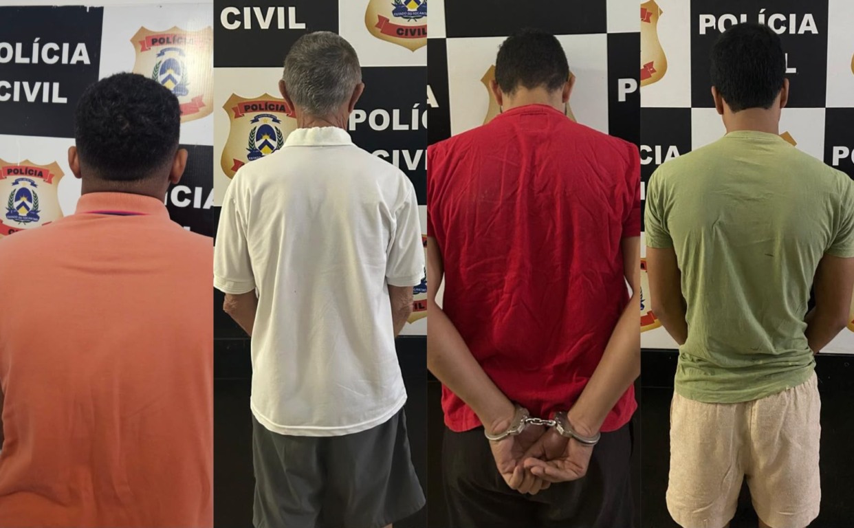 Operação Falsum Imperium resultou na prisão de quatro investigados por estelionato virtual e lavagem de dinheiro em Araguatins – Foto: Divulgação PCTO Operação Falsum Imperium resultou na prisão de quatro investigados por estelionato virtual e lavagem de dinheiro em Araguatins – Foto: Divulgação PCTO