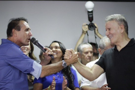 Cordialidade marca 1ª agenda política pública entre Gaguim e Eduardo Siqueira