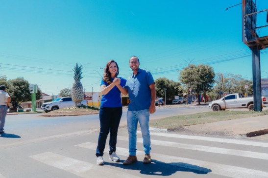 Miranorte: Dorinha acompanha recapeamento de vias e visita obras viabilizadas com recursos do mandato