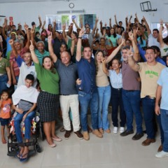 Ap&oacute;s ato em Aragua&iacute;na, Vicentinho continua agendas de escuta popular pelos munic&iacute;pios