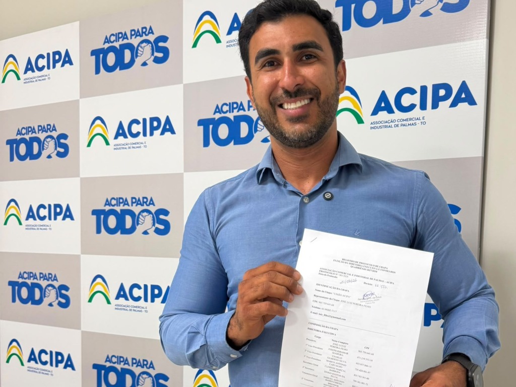 “União Acipa”: Zé Luiz da 63 articula consenso e protocola chapa única à presidência da ACIPA “União Acipa”: Zé Luiz da 63 articula consenso e protocola chapa única à presidência da ACIPA