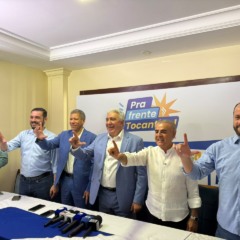 Laurez anuncia Coronel Silva Neto como vice e diz que ele terá “carta branca” no seu governo: “não fui atrás de vice que seja indicado por parente”