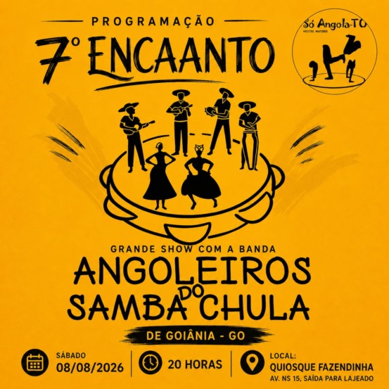 Palmas recebe o 7° Encaanto para celebrar a cultura e a ancestralidade da capoeira angola
