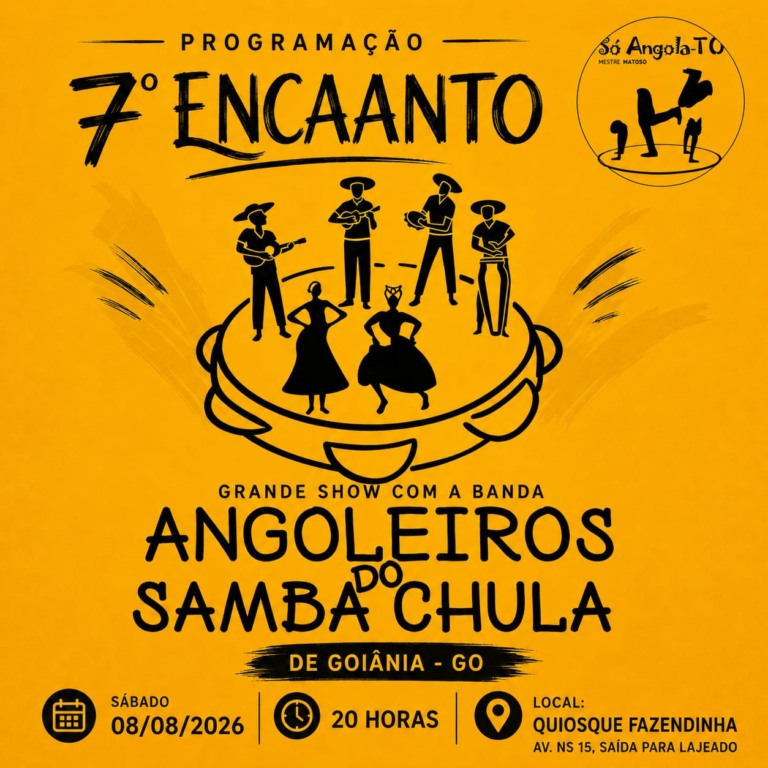 Palmas recebe o 7° Encaanto para celebrar a cultura e a ancestralidade da capoeira angola