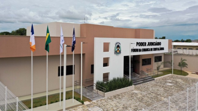 Fórum da Comarca de Cristalândia - Foto: Cecom/TJTO