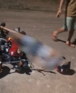 Homem foi encontrado baleado ao lado de motocicleta &mdash; Foto: Divulga&ccedil;&atilde;o/Guara&iacute; Not&iacute;cias