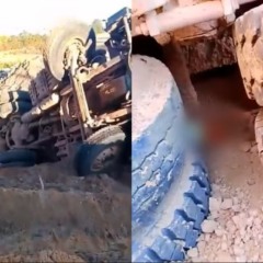 Trabalhador morre ap&oacute;s acidente em obras em S&atilde;o F&eacute;lix do Tocantins &mdash; Foto: Reprodu&ccedil;&atilde;o/Instagram Jalap&atilde;o Online