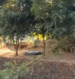 A suspeita &eacute; de que o homem tenha sido espancado &mdash; Foto: Reprodu&ccedil;&atilde;o/TV Anhanguera