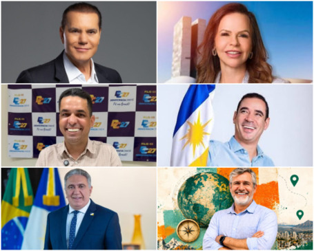 Seis palanques: uma mulher, um deputado, empresários, professor e vice-governador; Conheça todos os nomes que disputam o Governo do TO