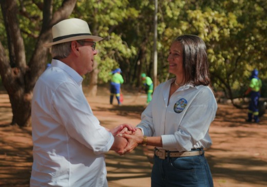 Ao declarar apoio a Ronaldo Dimas, Polyanna Siqueira destacou a experiência, a competência e o preparo do candidato para representar Palmas e o Tocantins no Senado - Foto: Divulgação