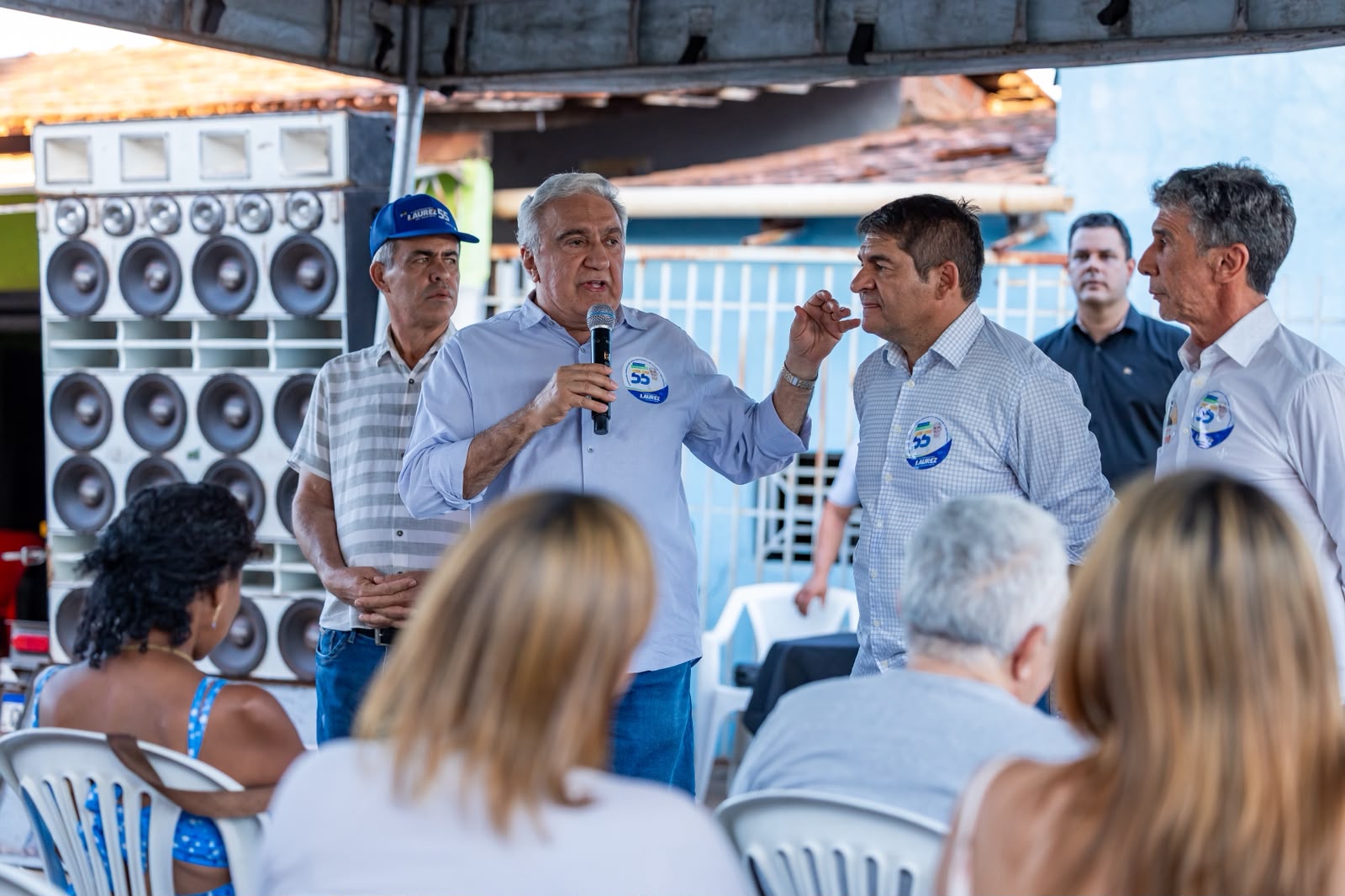 Em Colinas, Laurez se compromete a construir 30 mil moradias populares e defende Anel Viário