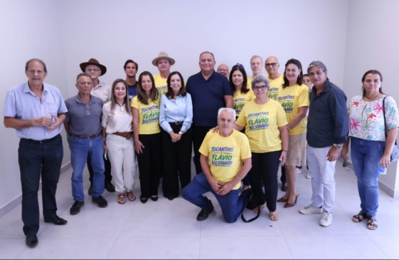 Eduardo Gomes alinha atuação com o movimento "O Tocantins é Flávio Bolsonaro"