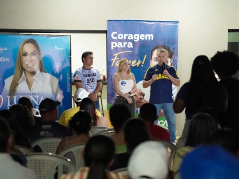 Em reunião em Palmas, Eduardo Siqueira elogia projeto de Lucas Campelo a federal