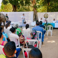 O momento simb&oacute;lico da chegada da energia el&eacute;trica contou com a presen&ccedil;a da Defensoria P&uacute;blica - Foto: Marcelo Les/Comunica&ccedil;&atilde;o DPE-TO