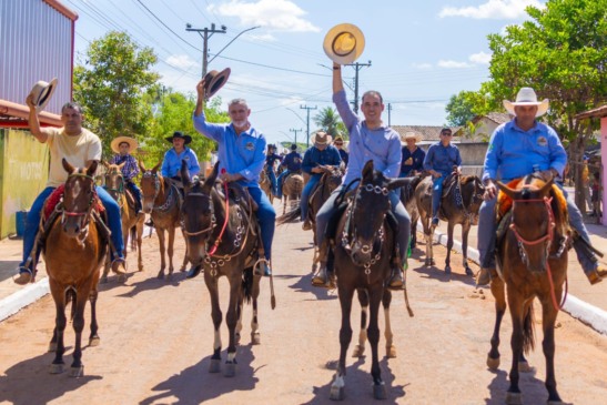 Vicentinho recebe apoio de vereadores durante Cavalgada de Tabocão