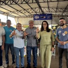Paulo Mour&atilde;o visita Feira de Luzimangues ao lado de Laurez Moreira e refor&ccedil;a propostas para mulheres, juventude e economia