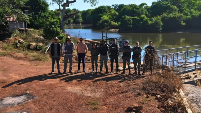 Operação fiscaliza captação de água e condições de barragem rompida no sudoeste do TO