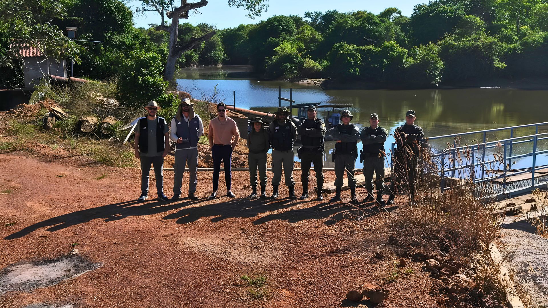 Operação fiscaliza captação de água e condições de barragem rompida no sudoeste do TO