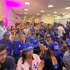 Conven&ccedil;&atilde;o do Podemos tem anima&ccedil;&atilde;o e milit&acirc;ncia de pr&eacute;-candidatos; Veja bastidores!