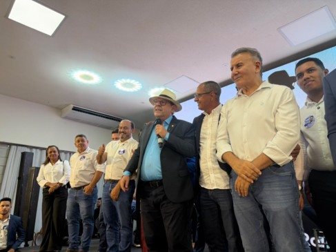 Oficializado candidato, Ronaldo Dimas diz querer ir para o Senado não para sonhar mas para “realizar e transformar”