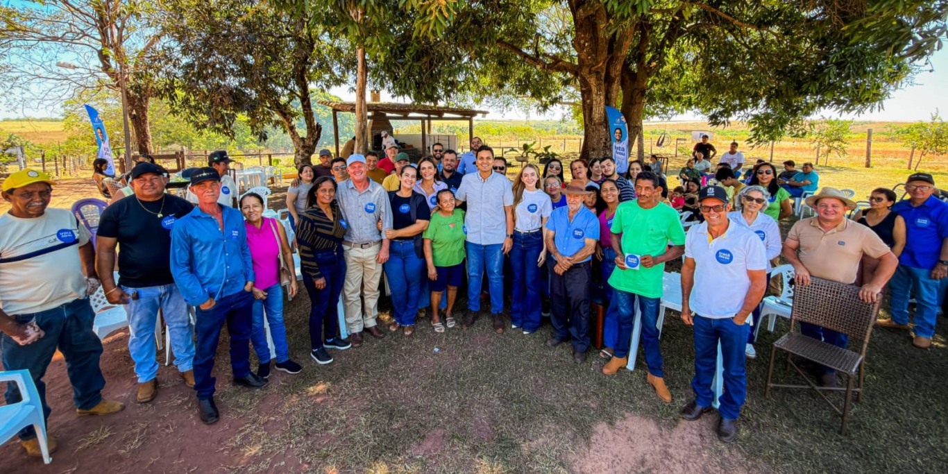 Iratã Abreu se reúne com moradores da zona rural e produtores para diálogo sobre inovação, desenvolvimento e representação da região sul do Tocantins Iratã Abreu se reúne com moradores da zona rural e produtores para diálogo sobre inovação, desenvolvimento e representação da região sul do Tocantins