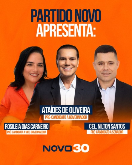 Ataídes escolhe subtenente da PM para vice; Saiba quem ela é!