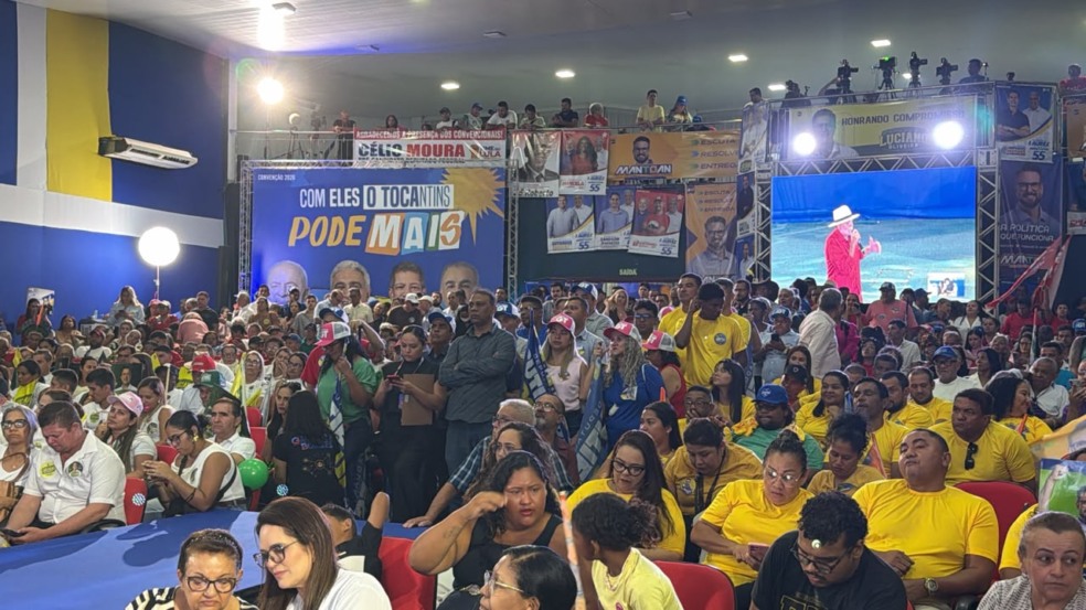 Convenção de Laurez e Mourão reúne caravanas, movimentos sociais e tem clima acalorado em Palmas Convenção de Laurez e Mourão reúne caravanas, movimentos sociais e tem clima acalorado em Palmas