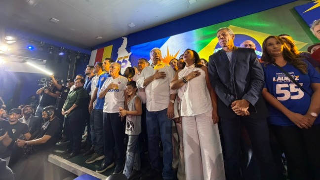 Convenção em alta temperatura: Laurez e Mourão chegam sem Irajá mas garantem: “vaga dele está garantida, é só ele querer”