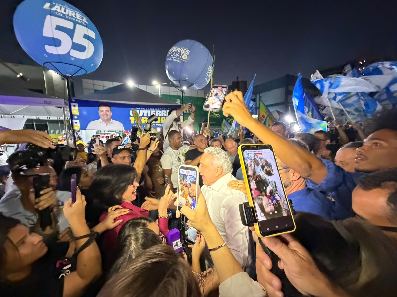 Convenção em alta temperatura: Laurez e Mourão chegam sem Irajá mas garantem: “vaga dele está garantida, é só ele querer”