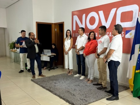NOVO oficializa Ataídes ao Governo e lança chapa com discurso de renovação política