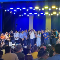 Wanderlei discursa empolgado e diz que o palanque de Dorinha &eacute; o da uni&atilde;o: &ldquo;Vamos ter uma grande vit&oacute;ria&rdquo;