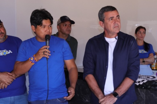 Cacique Micael Javáe, vereador mais votado de Formoso do Araguaia, declara apoio ao Coronel Barbosa