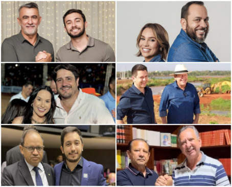 Pais, filhos, irmãos e casal: famílias dividem espaço nas disputas eleitorais de 2026 no Tocantins