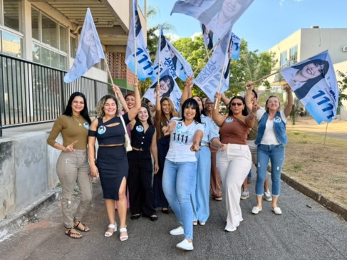Janad Valcari dá início à campanha com presença nas ruas e mobiliza apoiadores no Tocantins