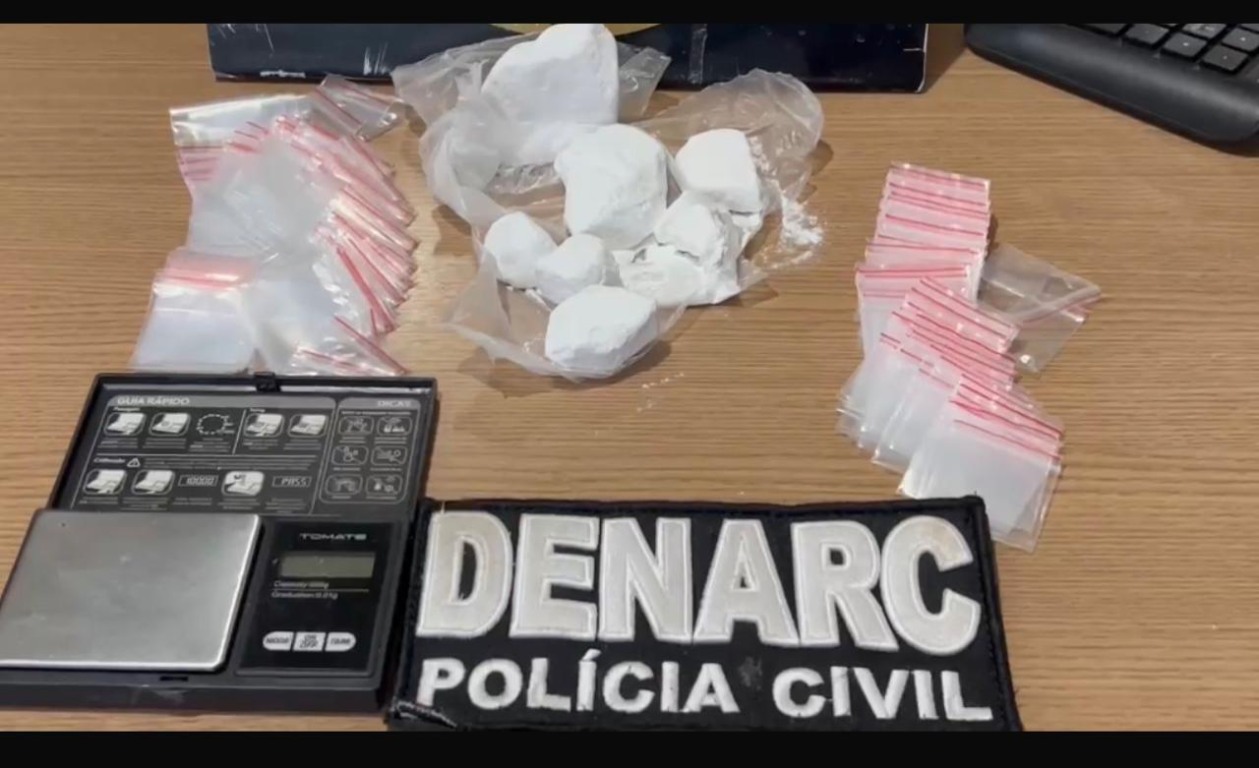 Drogas foram apreendidas durante ação da 2ª Denarc em Araguaína - Foto: PCTO 