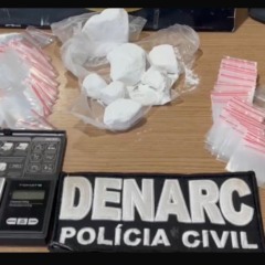 Drogas foram apreendidas durante a&ccedil;&atilde;o da 2&ordf; Denarc em Aragua&iacute;na - Foto: PCTO 
