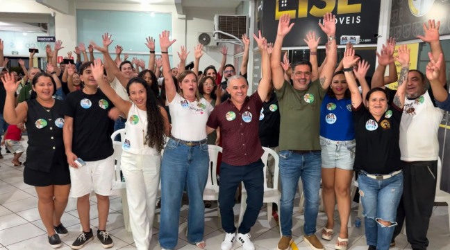 Em Palmas, Claudia Lelis reúne apoiadores e defende turismo para gerar emprego e renda