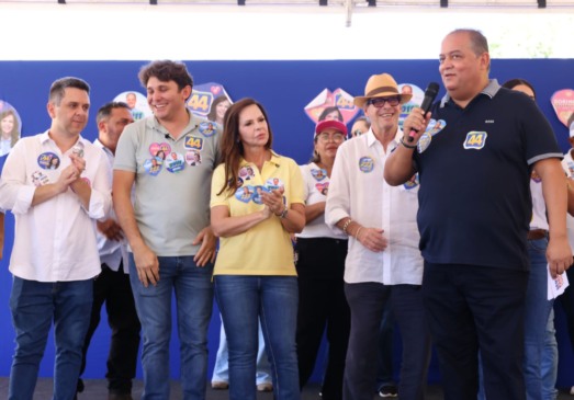 Com a majoritária, Eduardo Gomes mobiliza São Bento, Nazaré e Sítio Novo e destaca recursos destinados e ligação com cidades