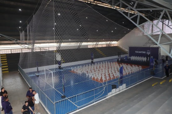 Após reforma, Ginásio Ciano Aires retoma atividades esportivas em Porto Nacional