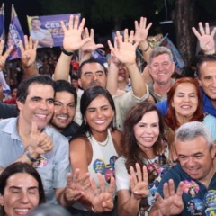 Lan&ccedil;amento da candidatura de Ricardo Ayres, em Porto Nacional, reuniu diversas lideran&ccedil;as pol&iacute;ticas e apoiadores - Foto: Mazim Aguiar