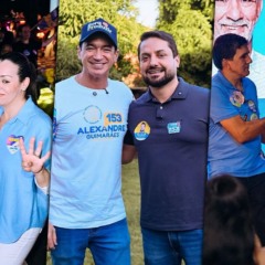 Alexandre Guimar&atilde;es recebe apoio da ex-prefeita Cinthia, do deputado J&uacute;nior Geo e do vereador Vinicius Pires em Palmas