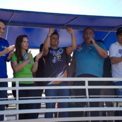 Ao lado de Wanderlei, Dorinha, Gomes e Gaguim, Lucas Campelo re&uacute;ne milhares de pessoas em Aragua&iacute;na e se consolida como nova for&ccedil;a pol&iacute;tica do estado