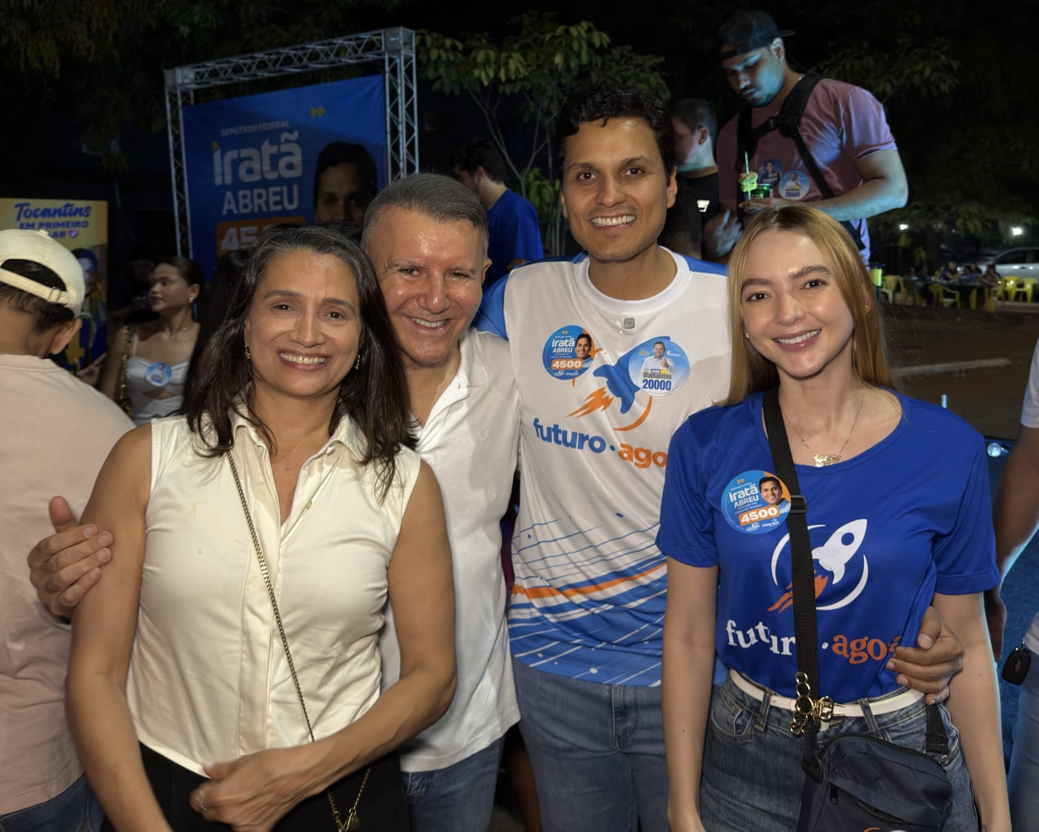 Prefeito de Palmas reforçou o apoio à candidatura e destacou a experiência e a competência de Iratã para criar novas oportunidades para os jovens