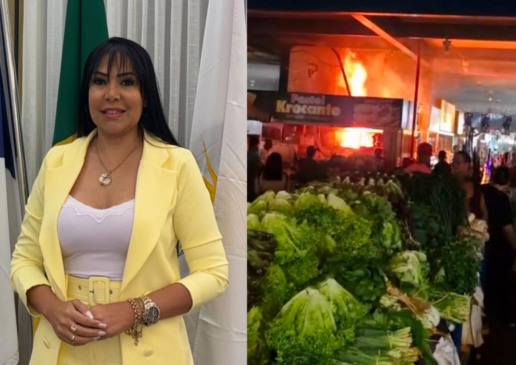 Deputada Janad Valcari manifesta solidariedade aos feirantes após incêndio na 304 Sul